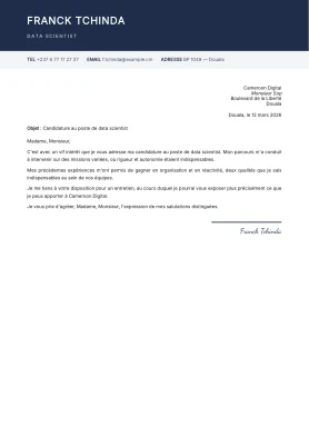 Modèle Executive