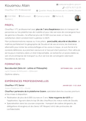 Modèle Vertical